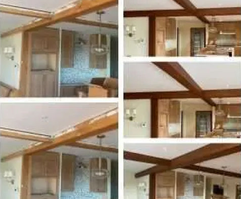 Revitalizing Spaces: How Foamtec’s Resawn-Textured Foam Beams Transformed a Room’s Aesthetics